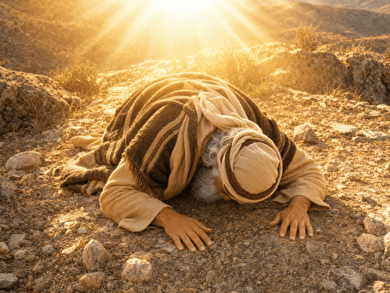A painting from Abraham's story: A New Name: Abraham