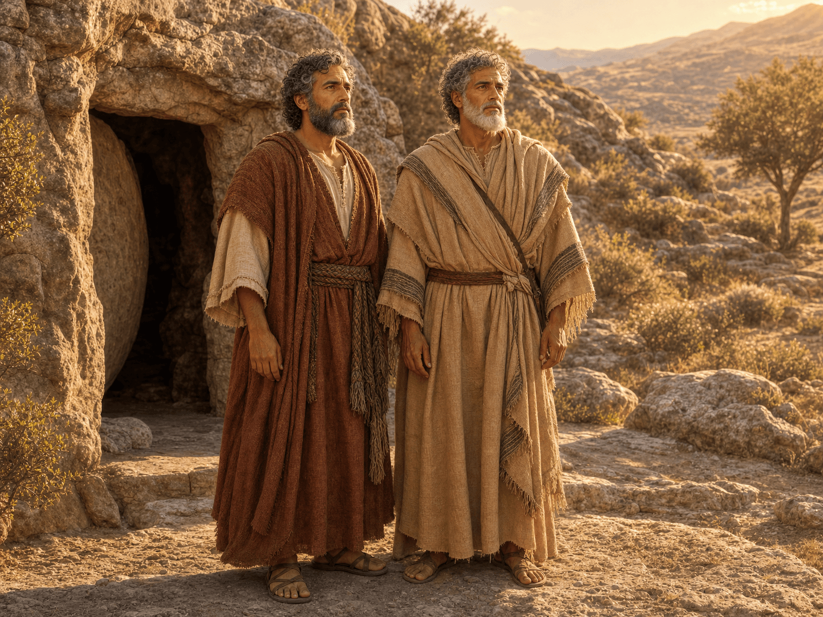 A painting from Abraham's story: The Death of Abraham