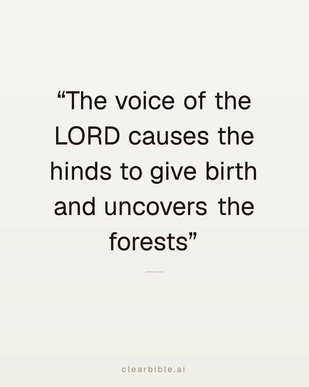 Psalms 29:9 Meaning — Clear Explanation & Context